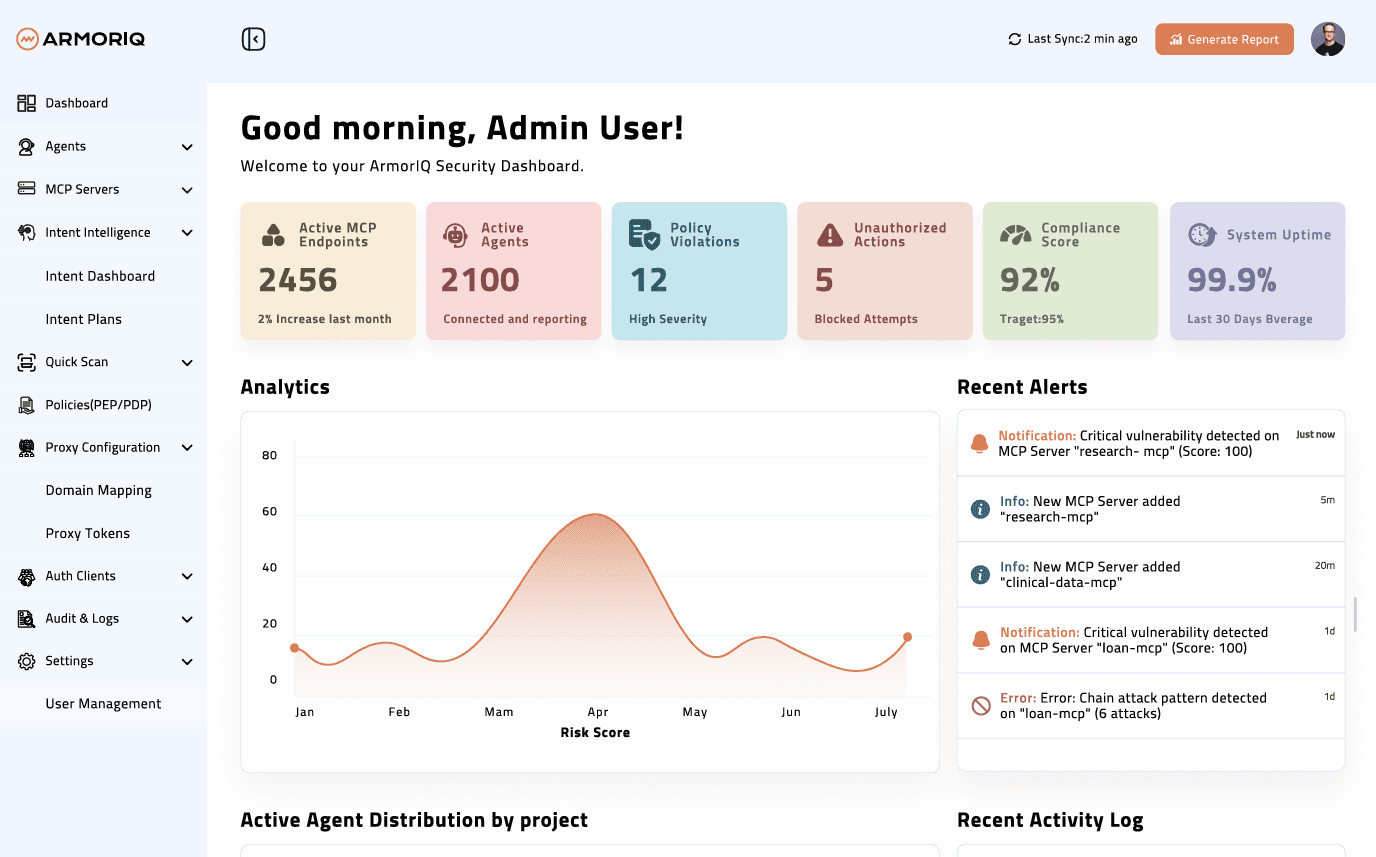 ArmorIQ Dashboard